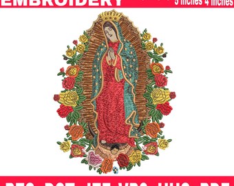 virgin embroidery - virgin machine embroidery file - virgin girl Embroidery Design - 4 Sizes, Digital Download