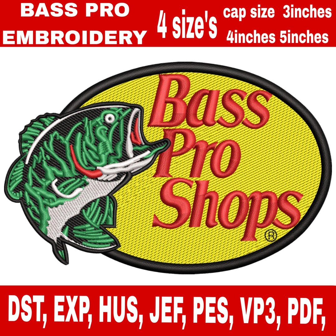 Camo Bass Fishing Embroidery File, Largemouth Bass Fish Embroidery File ...
