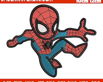 spiderman design - Spiderman machine embroidery file - SpiderMan Embroidery Design, Superhero Embroidery Files - 4 Sizes, Digital Download