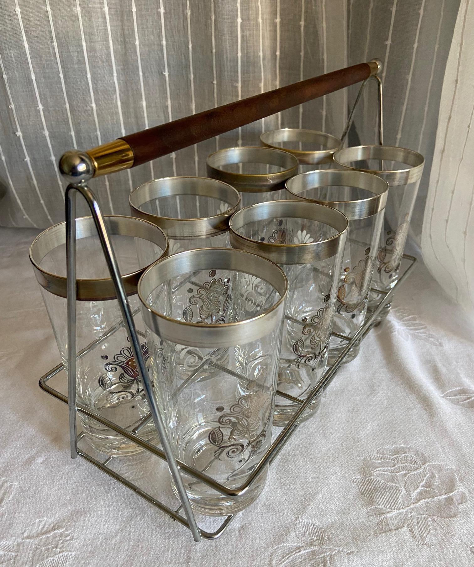 Mcm Glass Caddy - Etsy