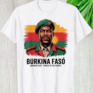 Burkina Faso Ibrahim Traoré Shirt, Burkiso National Shirt Inspired, Thomas Sankara Traore Custom Gift, Politics Shirt, Vintage Style Shirt