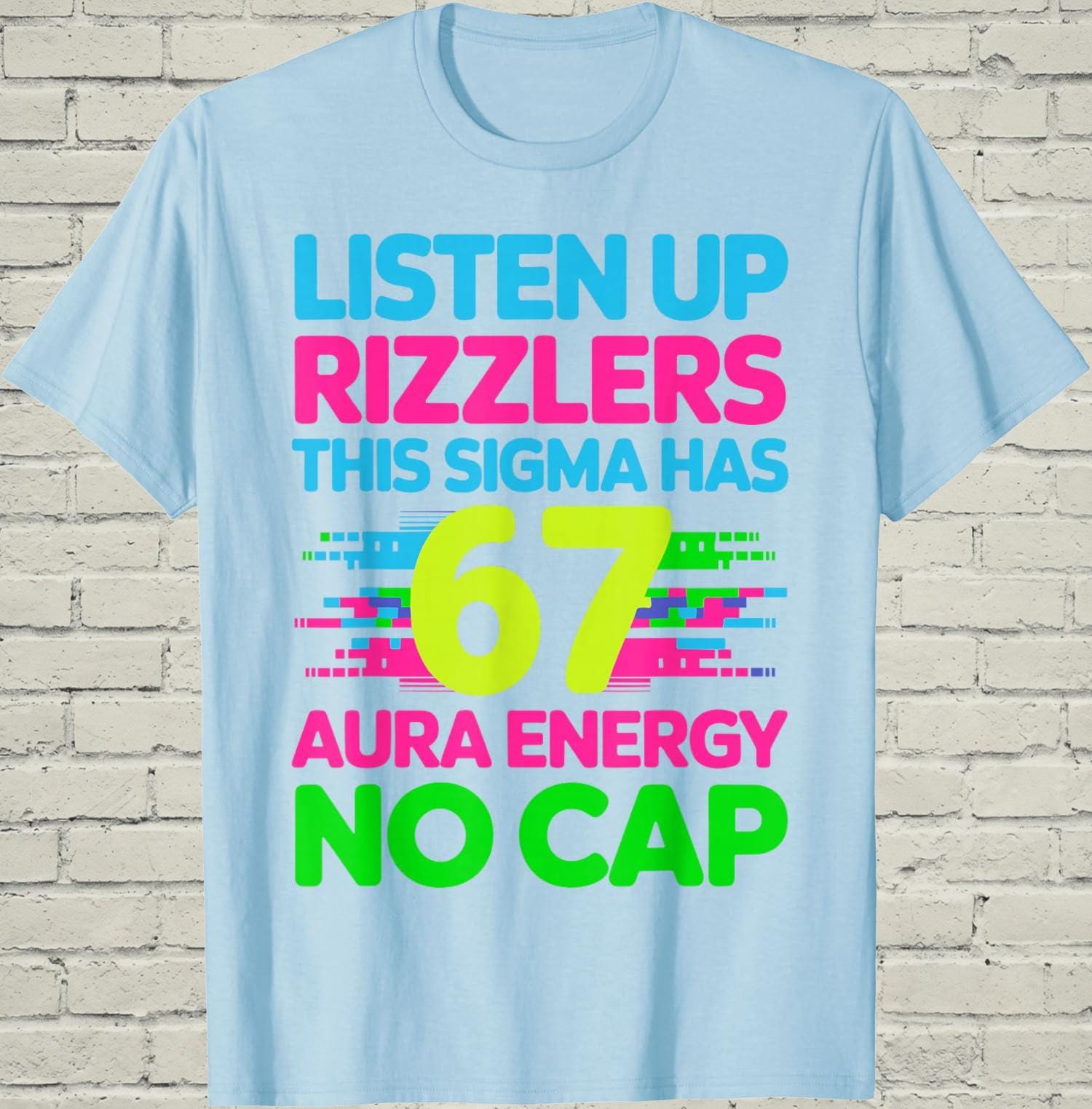 Brainrot Meme Shirt, Sigma Rizzler Top, Funny Gen Alpha Tee, Aura Humor ...