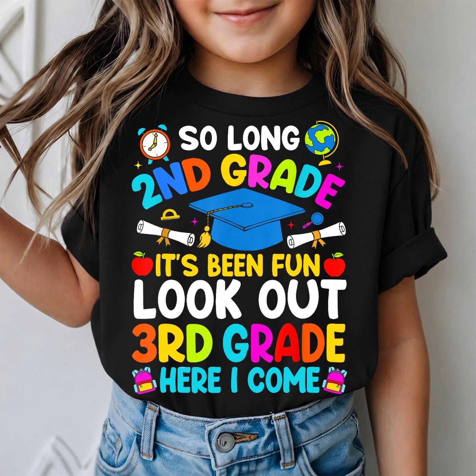 So Long 2nd Grade PNG, Look Out 3rd Grade Graduation (digital Download ...