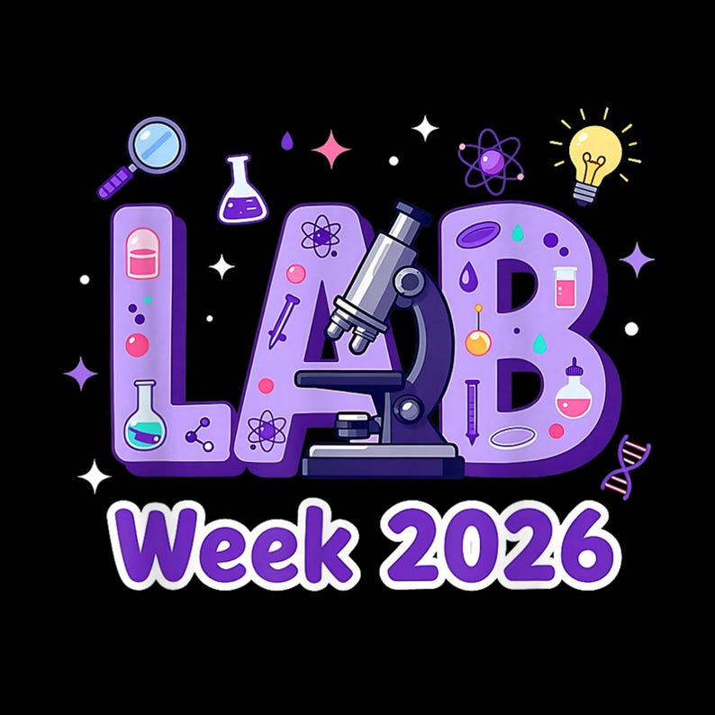 Lab Week Beakers Lab Week 2026 PNG, Laboratory Technician Gift (digital Download) - Etsy