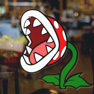 CARTOON PLANT Decal for laptops, cars, mirrors, & more! High quality water proof decal. Very duarable