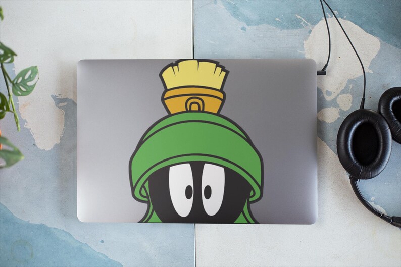 MARTIAN PEEKER para laptops, autos, espejos y más. Calcomanía impermeable de alta calidad. Muy duradera. imagen 3