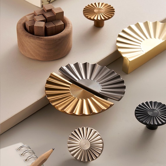 Sunburst Antique Gold Cabinet Pulls, Half Circle Door Pulls, Nickel Drawer  Knobs, Silver Dresser Pulls, Wardrobe Door Knob, Cabinet Hardware - Etsy