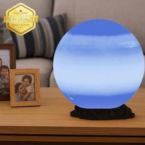 Unique Solar System Light : Neptune Lamp | 3D Printed Lamp | Decorative Lamp For Space Room Decor |  Astronomy Gift | Space Gift