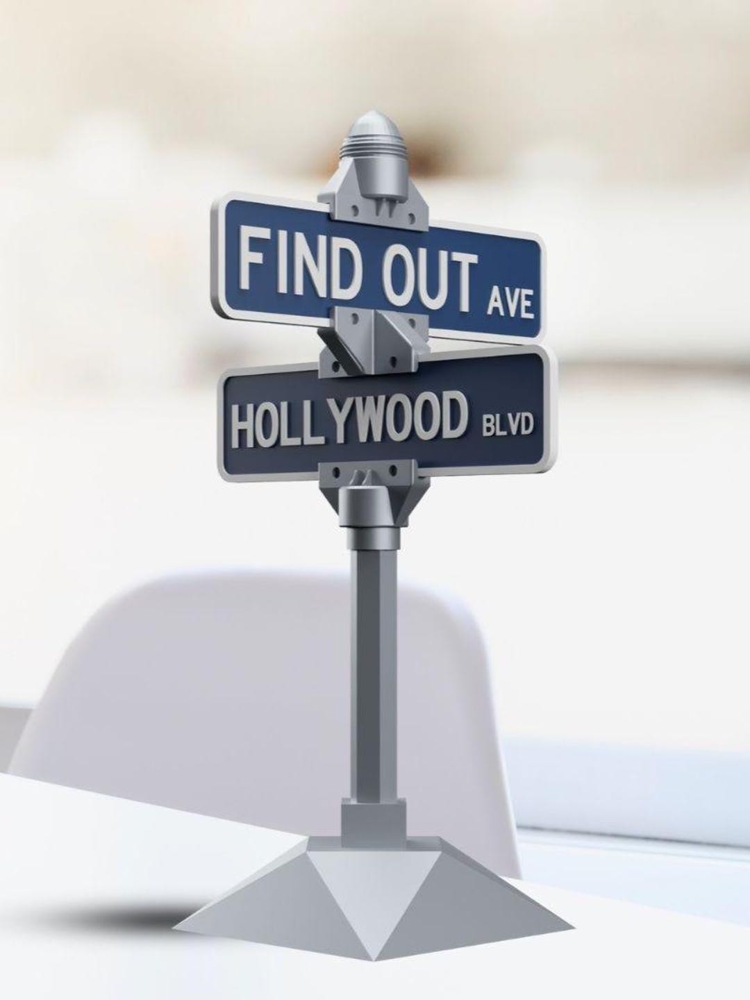 Personalized Mini Street Sign for Desk | Custom Name Plate Office Decor ...