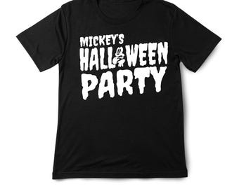 Halloween in Disney SVG | Mickey Halloween Party Shirt Graphic | Spooky Fun Halloween Tee | Disney Halloween Celebration