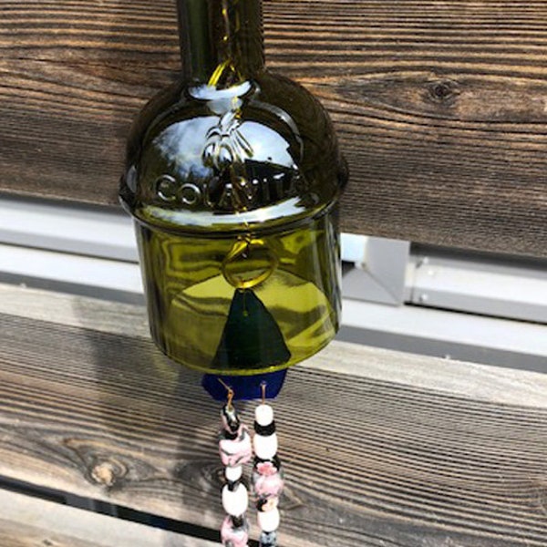 Colavita Olive Oil bottle wind chime