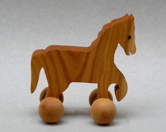horse wooden childrens toy