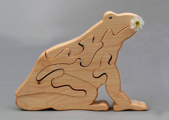 wooden animal puzzles for toddlers