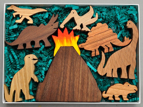 Dinosaur Animal Play Set Wooden Block Toys for Children Kids - Etsy Dinosaur Animal Play Set Wooden Block Toys for Children Kids - Etsy