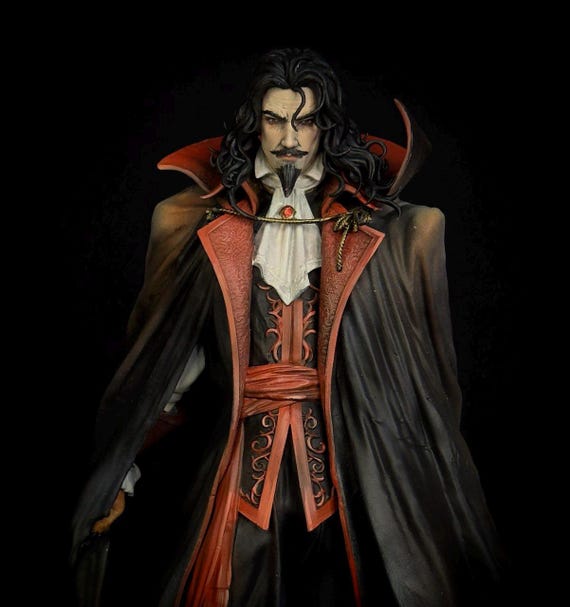 Figurine Dracula 1/18 Résine Non Peinte – Pour Diorama Voiture Minichamps Norev