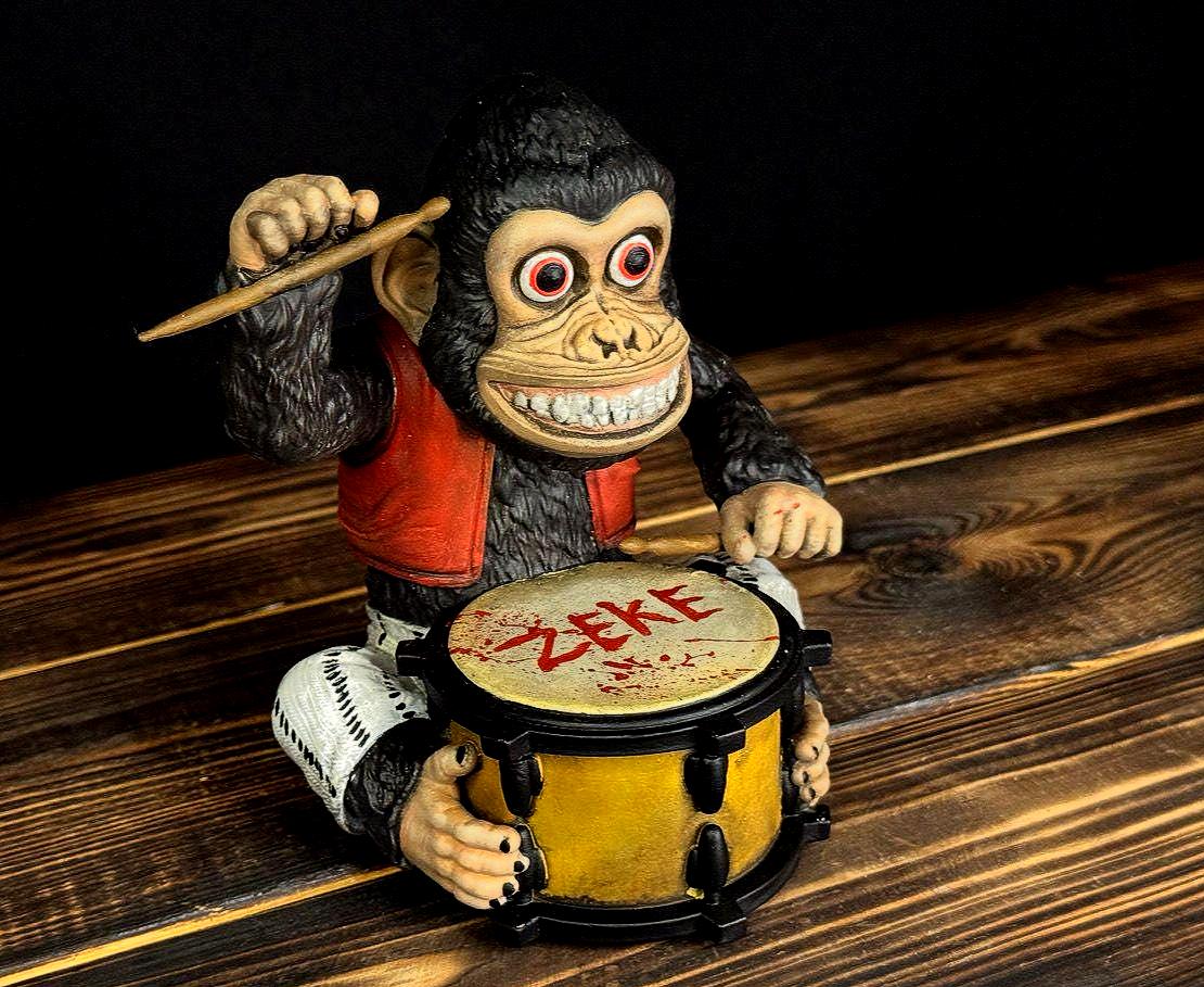 Personalized Evil Monkey Figurine: Custom Horror Decor, Halloween