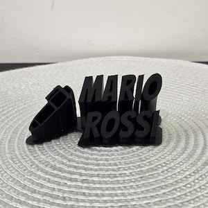 3D Printed Desk Name Tag, Desk Gadget, Office Gadget, Reception Sign, Personalized