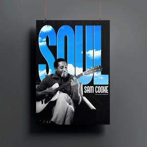 Sam Cooke Poster: Vintage Soul Music Wall Art