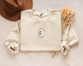 Embroidered Read More Books Sweatshirt