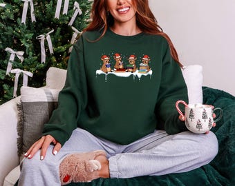 Santa's Reindeer Christmas Sweatshirt