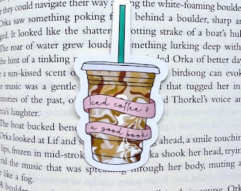 Iced Coffee And A Good Book Sticker