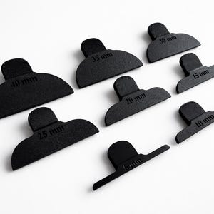 3D Gedruckter Buch Spacer, Schwarz | Bibliothekszubehör