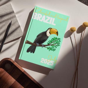 Brazil Travel Photo Book Canva Template | A4 Printable Vacation Album | Digital Download Scrapbook | Custom Travel Memory DIY Photo Album