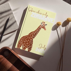 Canvassjabloon voor reisfotoboek Zimbabwe | Afdrukbaar vakantiealbum op A4-formaat | Digitaal downloadplakboek | Aangepast reisgeheugen DIY-fotoalbum