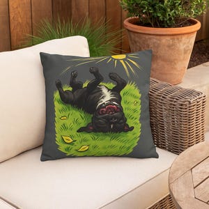 Funda de almohada con diseño de perro pitbull, divertida funda de almohada para perro, regalo para amantes de las mascotas, decoración del hogar, regalo para amantes de los animales, funda de cojín cuadrada, almohada con diseño de perro