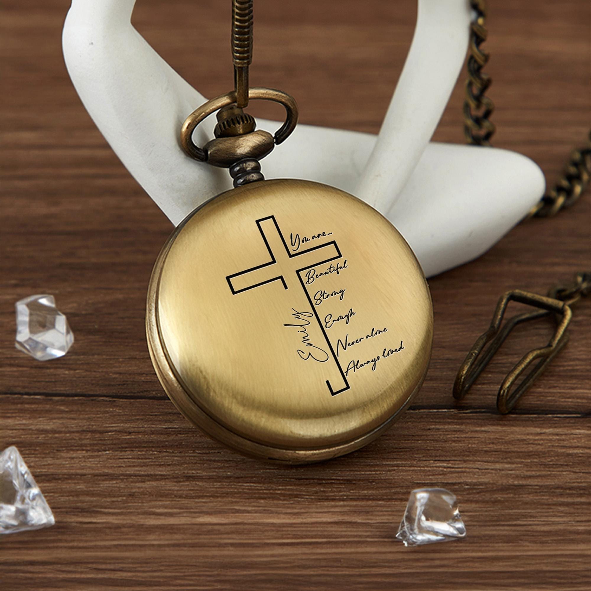Cross Pocket Watch - Etsy
