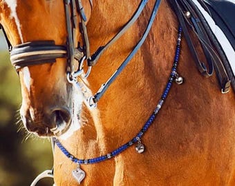 Cuentas personalizadas para el ritmo del caballo: cuentas nativas americanas con cascabeles y texto grabado para la doma natural, regalo para amantes de los caballos.