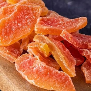 Natural Dried Papaya Slices: Tropical Gluten-Free Snack