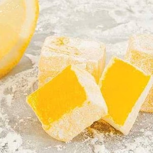 Lemon Turkish Delight: Vegan Citrus Lokum Candy
