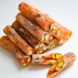 Mandarin Pistachio Turkish Delight: Gourmet Citrus Lokum with Antep Pistachios