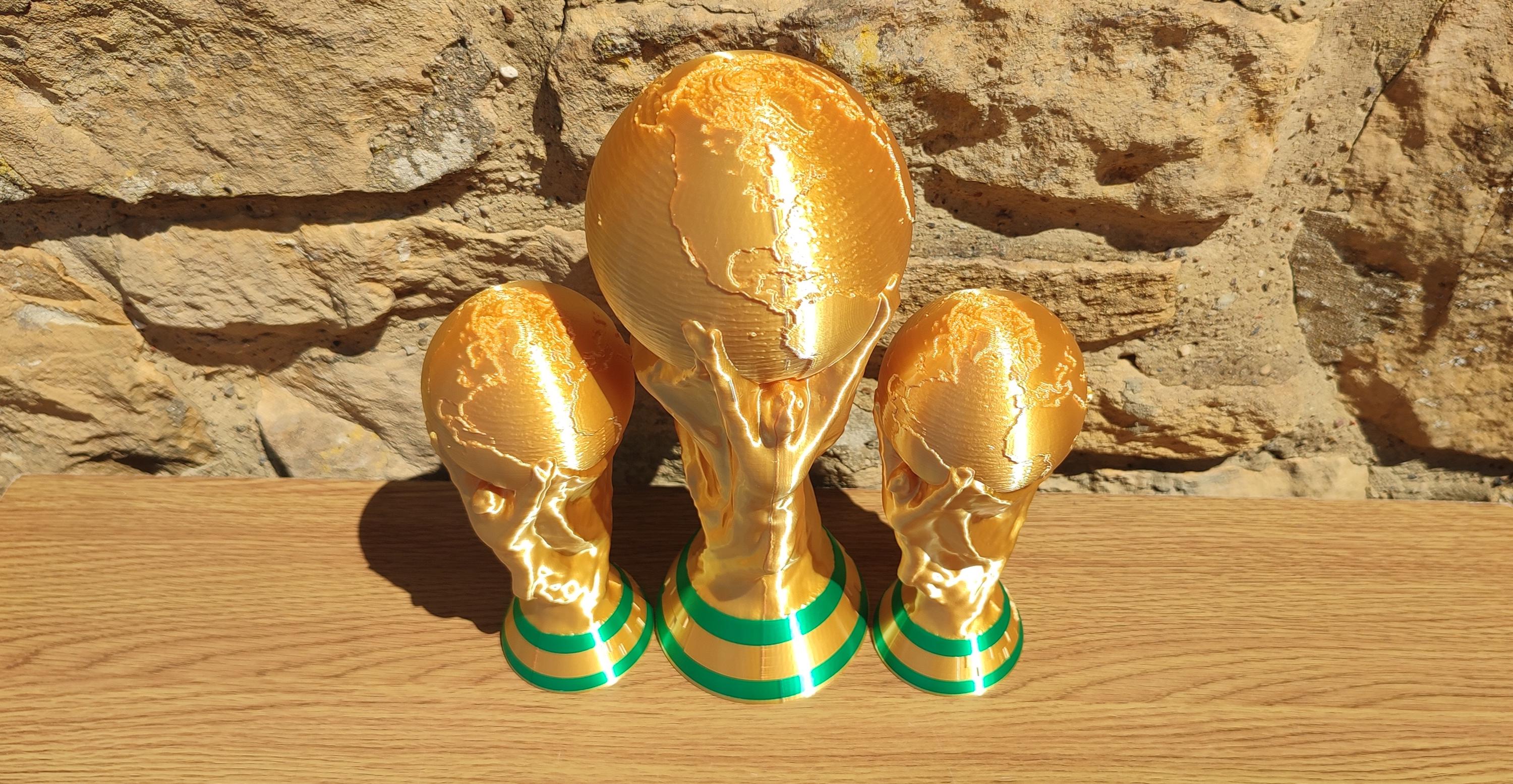 3Dプリント製ワールドカップトロフィーレプリカ、サッカー記念品 