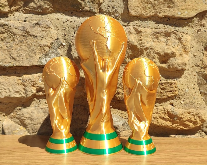 3D-Printed World Cup Trophy Replica, Football Memorabilia