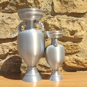 European Trophy Replica, 3D Printed Trophy, 3D Trophy Model, Football, Gift for Him, Men Gift, Collectible