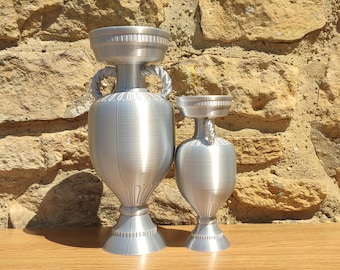 Réplica impresa en 3D del trofeo europeo, texto personalizado disponible