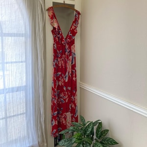 knee length dresses for ladies Could Stay Here Forever White Multi Floral Maxi Dress