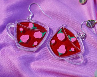 Floral Love Tea Earrings