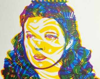 Dorothy Gale/Judy Garland Screen Print