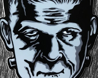 Frankenstein Monster Sticker - Gloss Vinyl