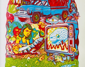Marked Down, Three-Color Screen Print | Signed & Numbered Edition