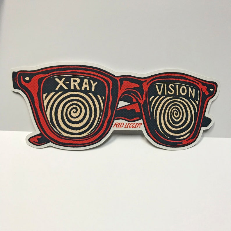 XRAY VISION Vinyl Sticker Etsy