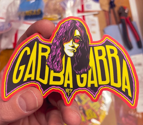Gabba Gabba Hey - Joey Ramone Sticker