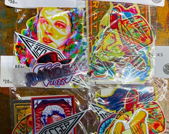 Red Legger Sticker Pack