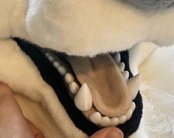 STL Fursuit Teeth - Printable Jaw Set with Multiple Versions