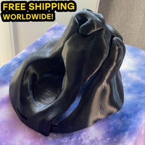 3D Printed Hyena Fursuit Base: Moving Jaw, PETG Plastic