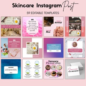 Mental Health Canva Template, Mental Health Social Media Template, Mental Health Instagram Template, Mental Health Posts-Stories-Highlights