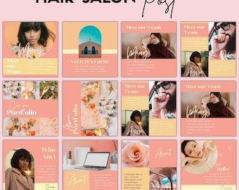 Skincare Instagram Post Templates | Social Media Template for Beauty | Canva Templates | Esthetician Instagram | Spa Instagram